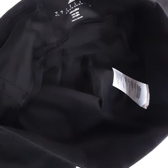 Adidas Womens Climalite Black Compression Cropped Leggings Size Small - Picture 5 of 7